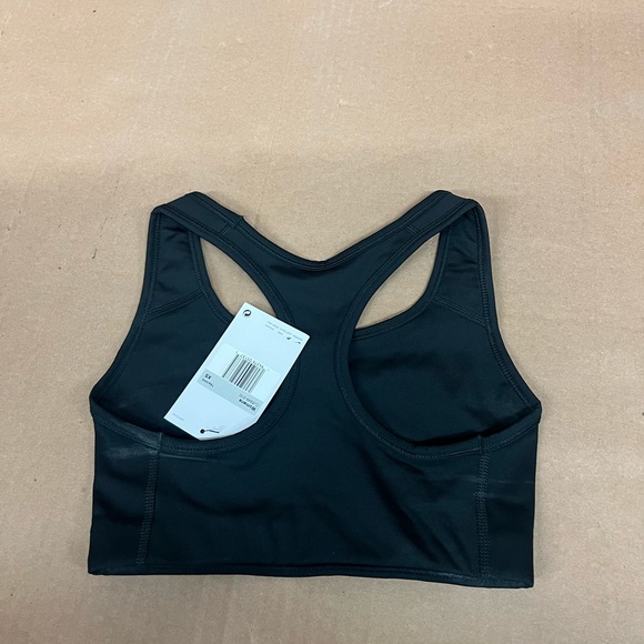 NWT Nike Black Medium Support Non Padded Swoosh 2.0 Sports Bra Size XS - Picture 4 of 5